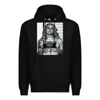 Black Sheri moon zombie baby firefly the devils rejects art print mugshot de Premium Hoodie - trangStudio