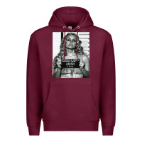 Burgundy Sheri moon zombie baby firefly the devils rejects art print mugshot de Premium Hoodie - trangStudio
