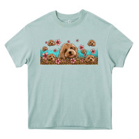 Arona floral cockapoo Heavy Core Tee - Jasminsmagicworld