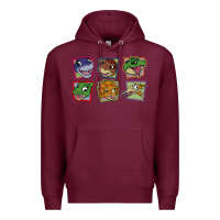 Burgundy The Land Before Time Collection GIFT Premium Hoodie - trangStudio