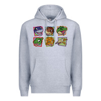 Heather Grey The Land Before Time Collection GIFT Premium Hoodie - trangStudio