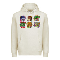 Oatmeal Heather The Land Before Time Collection GIFT Premium Hoodie - trangStudio