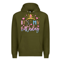 Army Green its my birthday la Premium Hoodie - LillyAllenDesigns