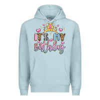 Blue Mist its my birthday la Premium Hoodie - LillyAllenDesigns
