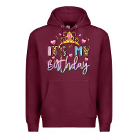 Burgundy its my birthday la Premium Hoodie - LillyAllenDesigns