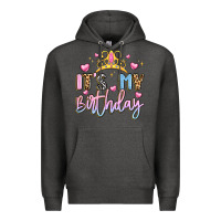 Charcoal Heather its my birthday la Premium Hoodie - LillyAllenDesigns