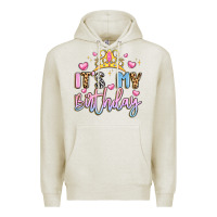 Oatmeal Heather its my birthday la Premium Hoodie - LillyAllenDesigns