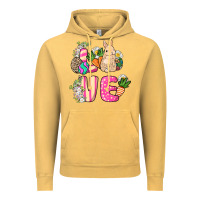 Vintage Mustard Love Easter Day Vintage Hoodie - HowdyJamesFarm