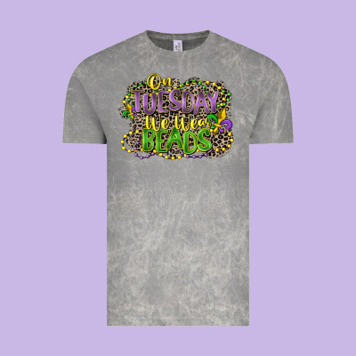 On Tuesday We Wear Beads Vintage Tee Designed By Cowgirlartshop