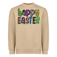 Mushroom Happy Easter Heavyweight Sweatshirt - CowhideDigitalArt