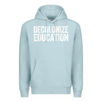 Blue Mist Decolonize Education History Teacher Educator Gift Premium Hoodie - trangStudio