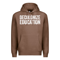 Chestnut Decolonize Education History Teacher Educator Gift Premium Hoodie - trangStudio