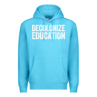 Ocean Blue Decolonize Education History Teacher Educator Gift Premium Hoodie - trangStudio