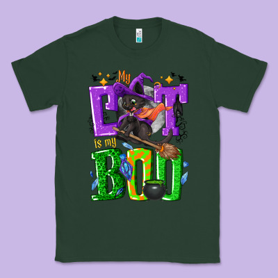 My Cat Is My Boo Halloween Classic Tee Designed By Nancycooperartshop