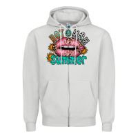 Dove Grey hot mom summer Zipper Hoodie - RacoonDesign