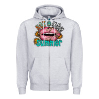 Heather Grey hot mom summer Zipper Hoodie - RacoonDesign