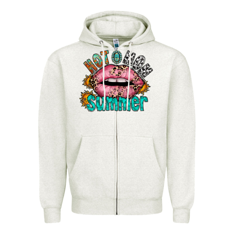 Hot Mom Summer Zipper Hoodie by RacoonDesign | Teevron