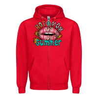 Red hot mom summer Zipper Hoodie - RacoonDesign