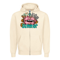 Sandshell hot mom summer Zipper Hoodie - RacoonDesign