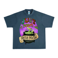 Midnight Navy just a bunch of hocus pocus Urban Heavy Tee - CowGirlArtShop