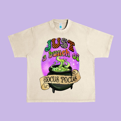 Just A Bunch Of Hocus Pocus Urban Heavy Tee Designed By Cowgirlartshop
