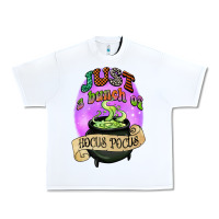 White just a bunch of hocus pocus Urban Heavy Tee - CowGirlArtShop