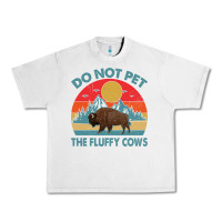 Lunar Rock Do Not Pet The Fluffy Cows Vintage Urban Heavy Tee - trangStudio