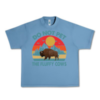 Pebble Blue Do Not Pet The Fluffy Cows Vintage Urban Heavy Tee - trangStudio
