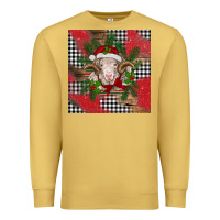 Antique Gold Christmas merino Premium Sweatshirt - BarkalooDesign