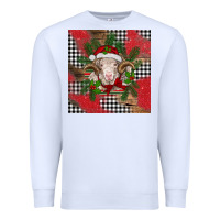 White Christmas merino Premium Sweatshirt - BarkalooDesign