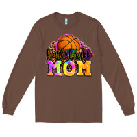 Chestnut basketball mom Long Sleeve Tee - OliviaCreatesArt
