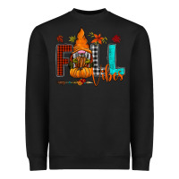 Black Fall Vibes Heavyweight Sweatshirt - CowhideDigitalArt