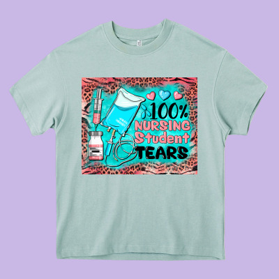100 Nursing Student Tears Mousepad Heavy Core Tee Designed By Barkaloodesign