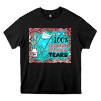 Black 100 nursing student tears mousepad Heavy Core Tee - BarkalooDesign