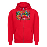 Red Hot nana summer Zipper Hoodie - RacoonDesign