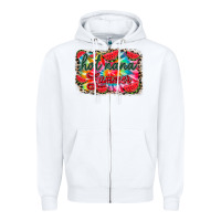 White Hot nana summer Zipper Hoodie - RacoonDesign