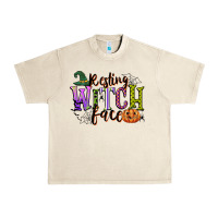 Resting Witch Face Urban Heavy Tee | Teevron