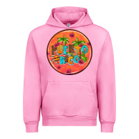 Fuchsia Pink puerto rico coasters Urban Hoodie - AdoDesignShop