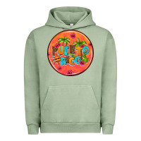 Pigment Oil Green puerto rico coasters Urban Hoodie - AdoDesignShop