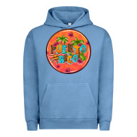 Pigment Pebble Blue puerto rico coasters Urban Hoodie - AdoDesignShop