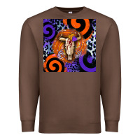 Chestnut halloween bull skull Premium Sweatshirt - BarkalooDesign