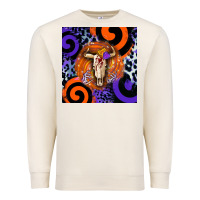 Sandshell halloween bull skull Premium Sweatshirt - BarkalooDesign