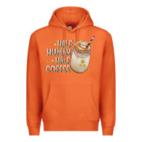 Carrot Half Human Half Coffee Premium Hoodie - CowhideDigitalArt