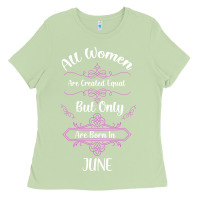 Matcha all women are created equal but only the smartest are born in june Ladies Tee - Bettercallsaul