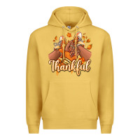 Antique Gold Thankful black girl sneakers Premium Hoodie - RanaPortraitStore