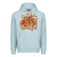 Blue Mist Thankful black girl sneakers Premium Hoodie - RanaPortraitStore