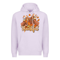 Lilac Thankful black girl sneakers Premium Hoodie - RanaPortraitStore