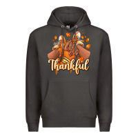Smoke Thankful black girl sneakers Premium Hoodie - RanaPortraitStore