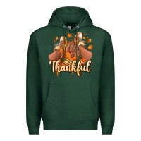 Sports Green Thankful black girl sneakers Premium Hoodie - RanaPortraitStore