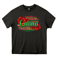 Asphalt latina with serape and roses Heavy Core Tee - Jasminsmagicworld